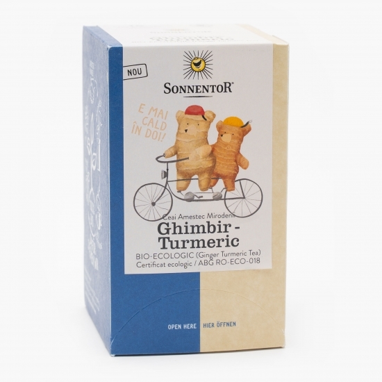 Ceai ghimbir-turmeric eco 18 plicuri  