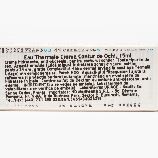Cremă pentru conturul ochilor Eau Thermale 15ml