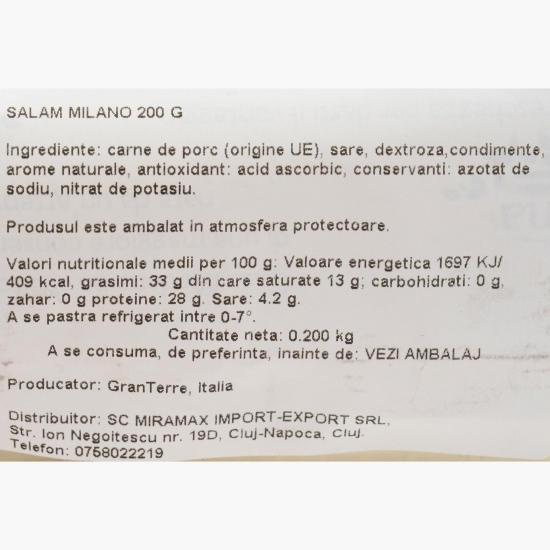 Salam Milano 200g