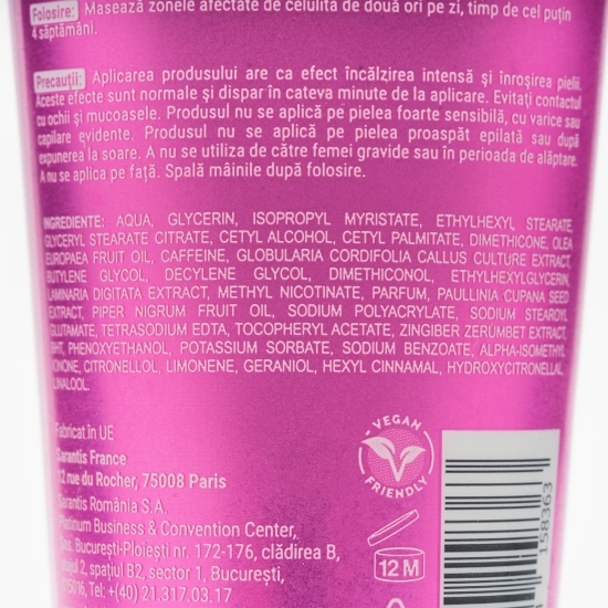 Cremă pentru masaj anticelulitic, efect termo-activ, Cellufight, 200ml