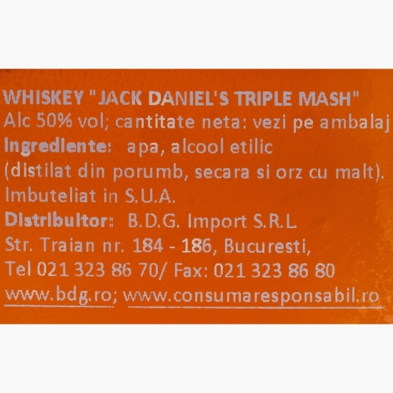 Tennessee Triple Mash Whiskey 50% alc. 0.7l
