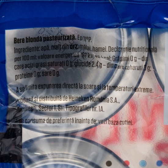 Bere blondă doză 6x0.5l (5+1)