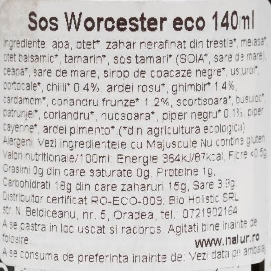 Sos Worcester eco 140ml
