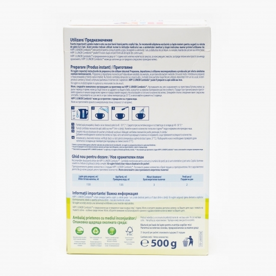 Formulă de lapte praf Junior Combiotic 3, +1 an, 500g