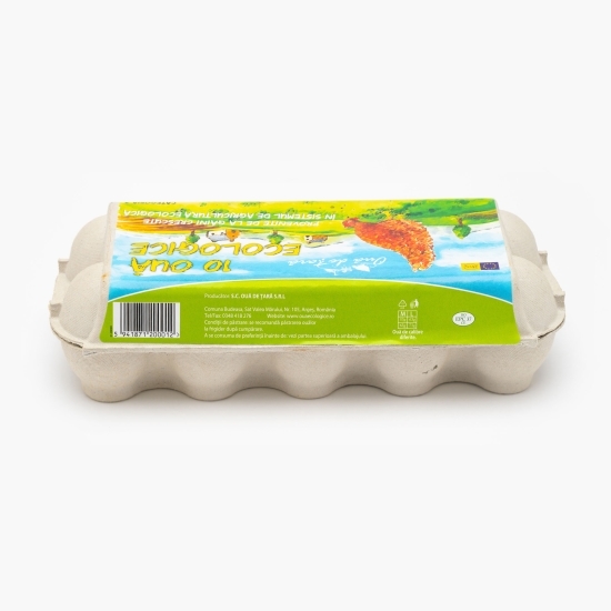 Ouă ecologice, mărime M-L, 10 buc