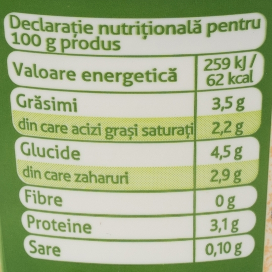 Iaurt eco 3.5% grăsime 400g