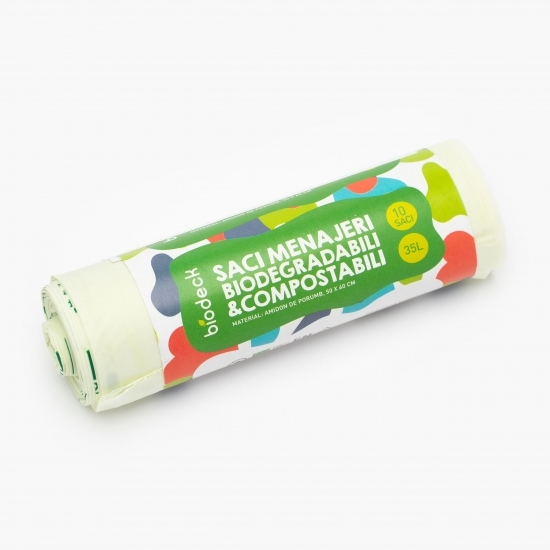 Saci menajeri ecologici 35l 10 buc