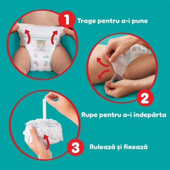 Scutece chiloțel Pants, mărimea 4, 9-15kg, 25 buc