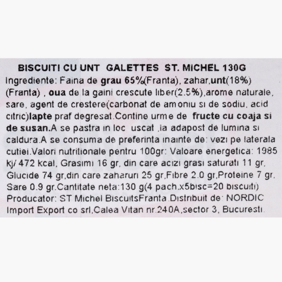 Biscuiți Galette cu unt 130g