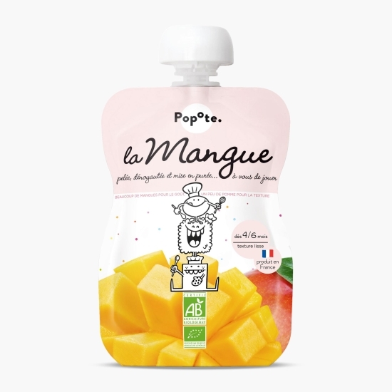 Piure eco cu 100% mango, +4/6 luni, 120g