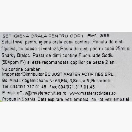 Set igienă orală pentru copii