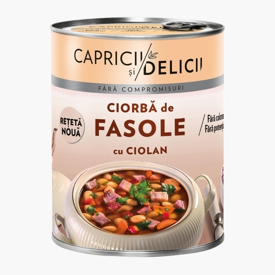 Ciorbă de fasole cu ciolan 400g