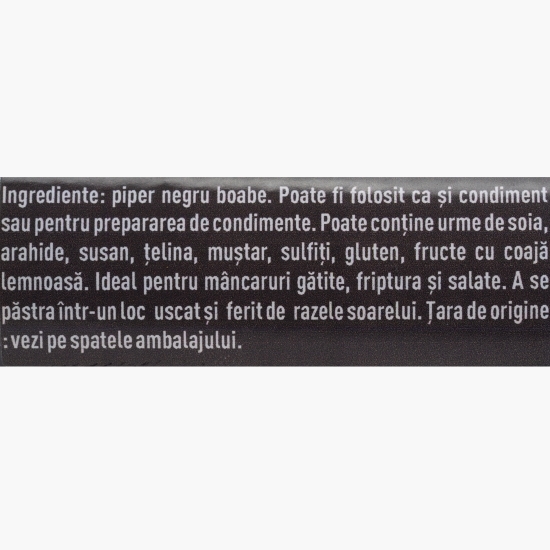 Râșniță piper negru boabe 45g