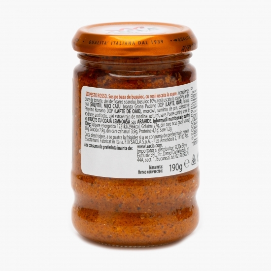 Sos pesto rosso 190g