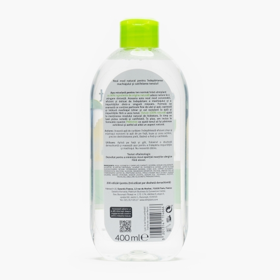Apă micelară pentru ten normal și mixt, Skin Moisture 400ml