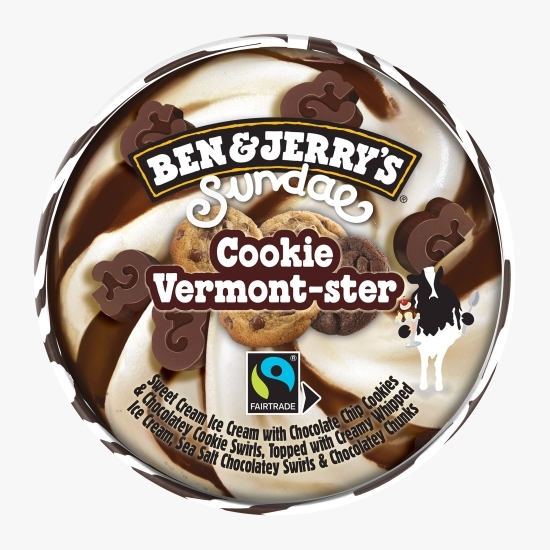 Înghețată Sundae Cookie Vermont-ster, 427ml (324g)
