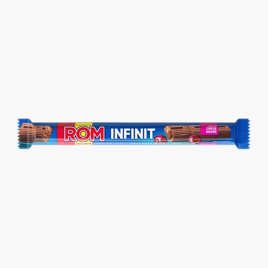 Ciocolată cu lapte cu cremă rom și aromă de cireșe amare 38g
