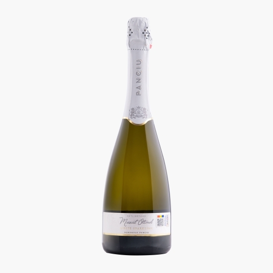 Vin spumant alb dulce Muscat Ottonel D.O.C., 6%, 0.75l