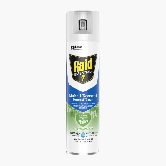 Spray împotriva muștelor și țânțarilor, Essentials, 400ml