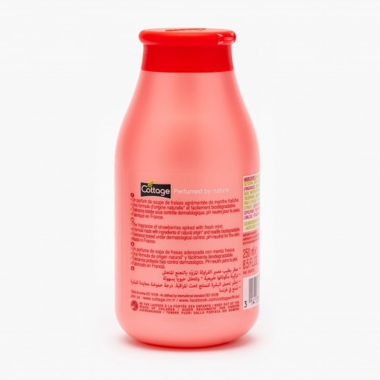 Lapte de duș căpșuni și mentă 0.25l