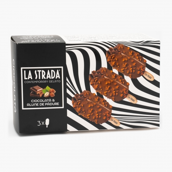 Înghețată multipack ciocolată și alune de pădure 3x90ml