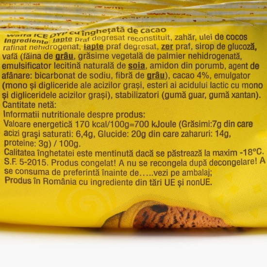 Înghețată vafă de cacao, 100ml (50g)