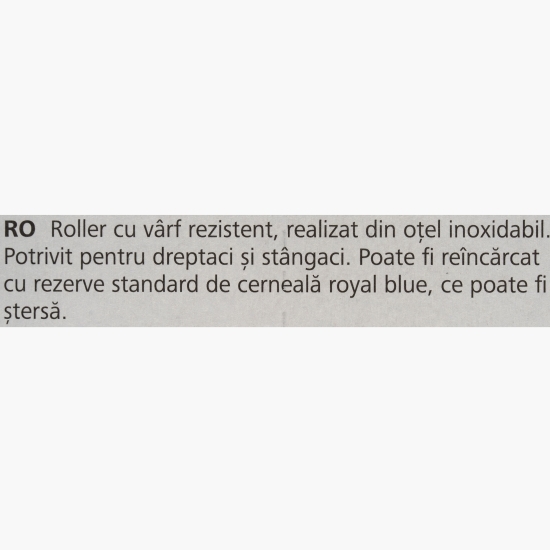 Roller Voyage negru + 2 rezerve cerneală