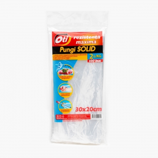 Pungi congelator Solid 2l 30x20cm 100 buc