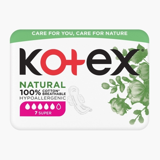 Absorbante de zi Super, Natural 7 buc