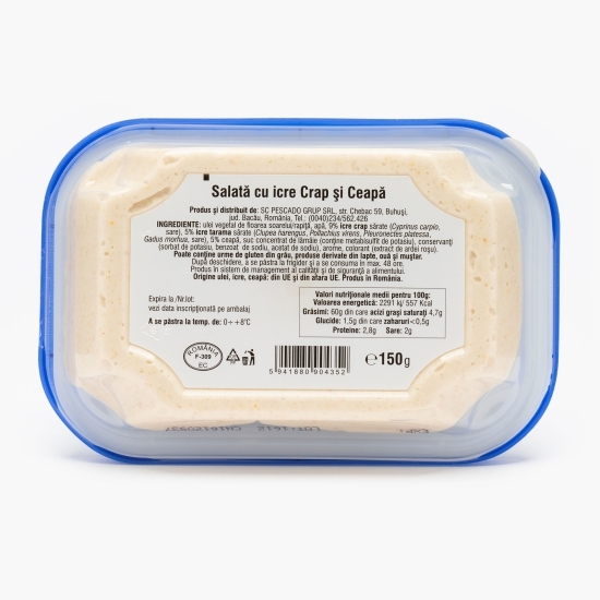 Salată cu icre de crap și ceapă 150g