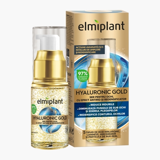 Ser pentru ochi cu efect antirid Hyalur Gold, 15ml
