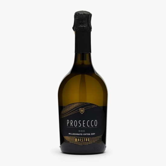 Vin spumant alb extra sec Prosecco Millesimato, 11%, 0.75l