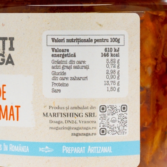 Zacuscă de păstrăv afumat 200g