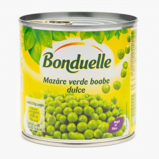 Mazăre verde boabe dulce 400g
