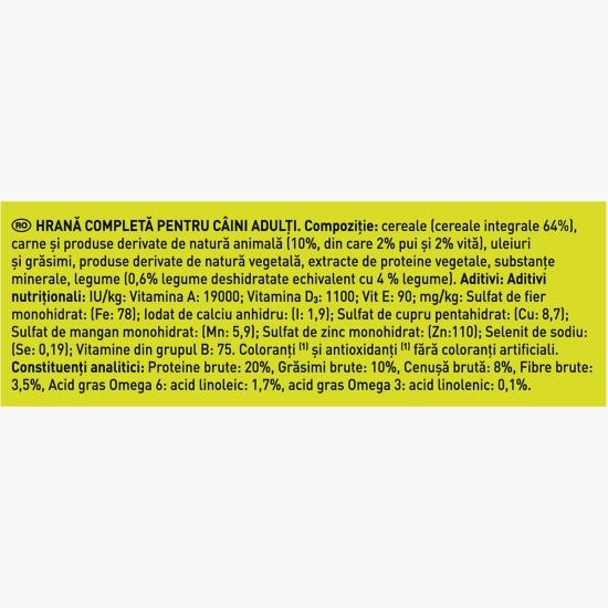 Hrană uscată pentru câini adulți, 2.4kg, Balance cu pui și legume