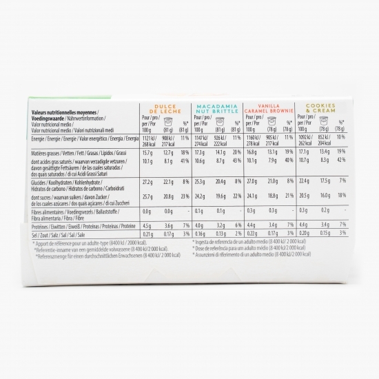 Înghețată multipack Favorite Selection, 4x95ml (2x78g, 2x81g)