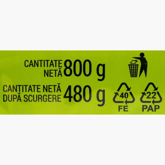 Fasole roșie boabe 800g