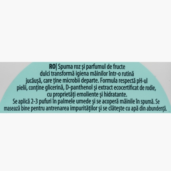Săpun lichid spumă pentru copii Berry Party 3+ ani, 300ml