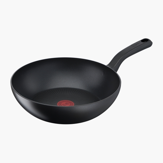 Tigaie Wok Unlimited, inducție, 28cm, înveliș antiaderent din titan, indicator Thermo-Signal, bază Thermo-Fusion