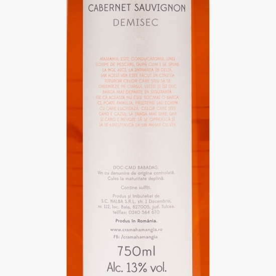 Vin rose demisec Ataman Cabernet Sauvignon, 13%, 0.75l