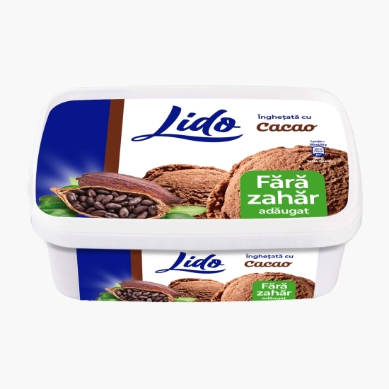 Înghețată de ciocolată, fără zahăr, 1l (500g)