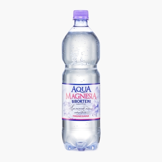 Apă minerală naturală carbogazificată Magnesia 1l