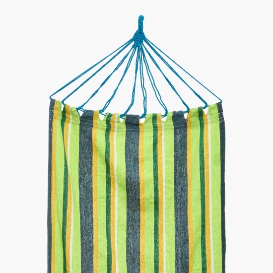 Hamac green stripes 200x80cm