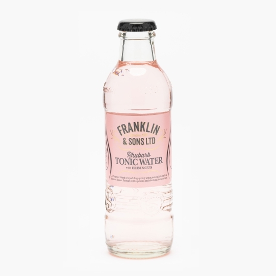 Apă tonică cu rubarbă și hibiscus 0.2l