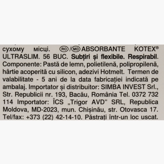 Absorbante zilnice Superslim 56 buc