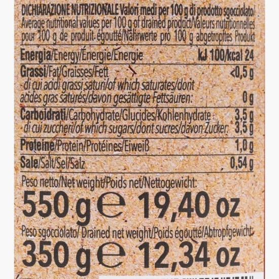 Roșii decojite eco 550g