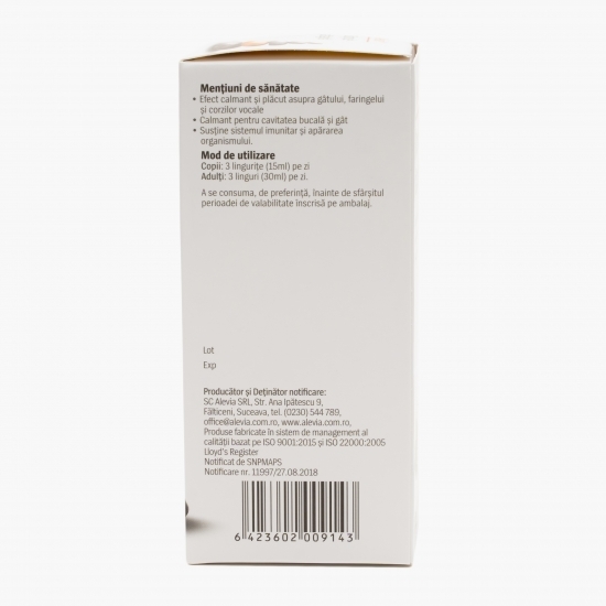 Sirop de pătlagină 150ml