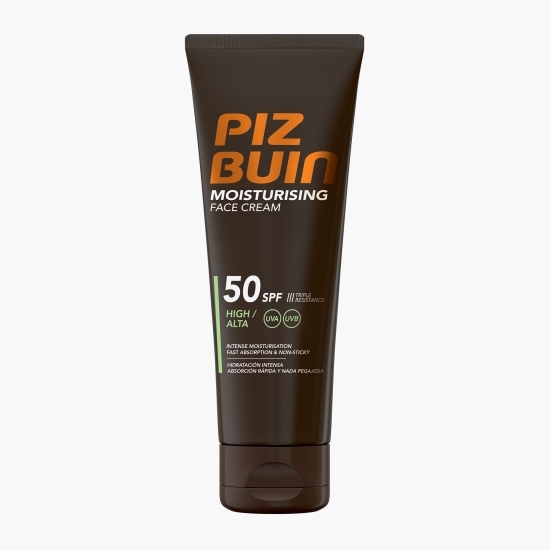 Cremă de față hidratantă cu factor de protecție solară SPF 50, 50ml