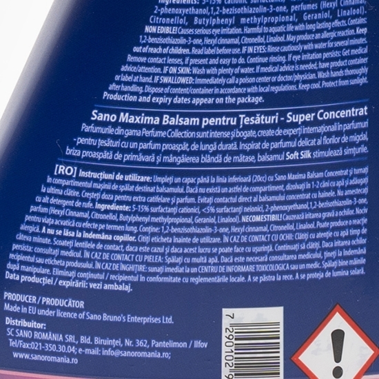 Balsam pentru țesături Parfume Colection ultra concentrat, 40 spălări, 1l