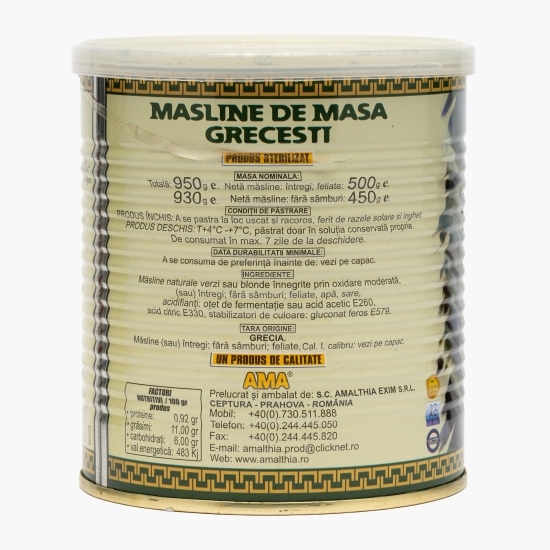 Măsline negre de masă Giants 950g